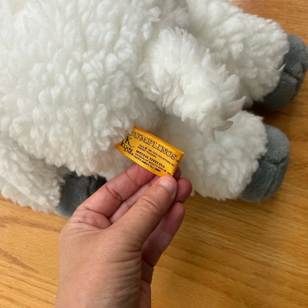 NWT 24k Dumplings 1991 Polar Puff Lamb Plush Sheep Lambington White Fluffy 16”